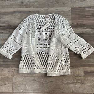 NWT Chico's Foiled Strip Jacket